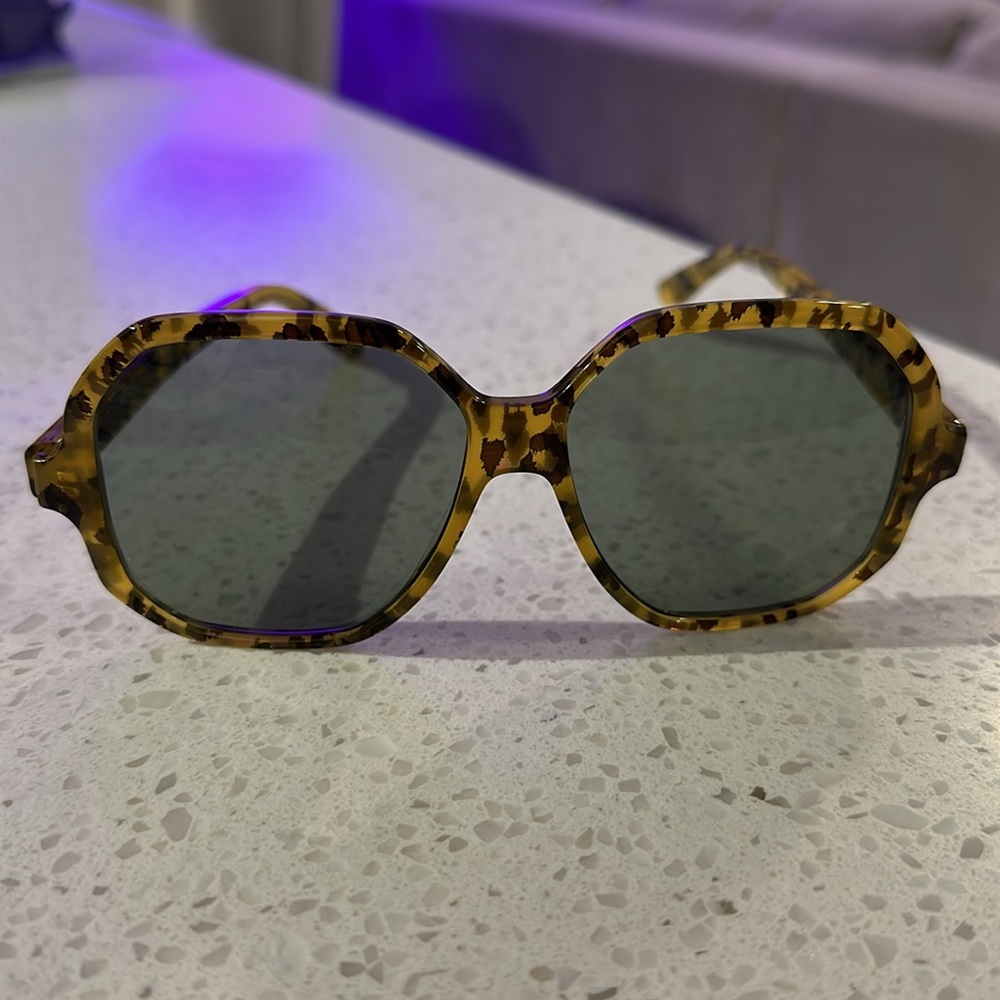 YSL Sunglasses Tortoise Oversized Vintage Style - Picture 3 of 9